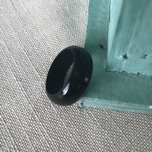 Silicon ring (shiny black)